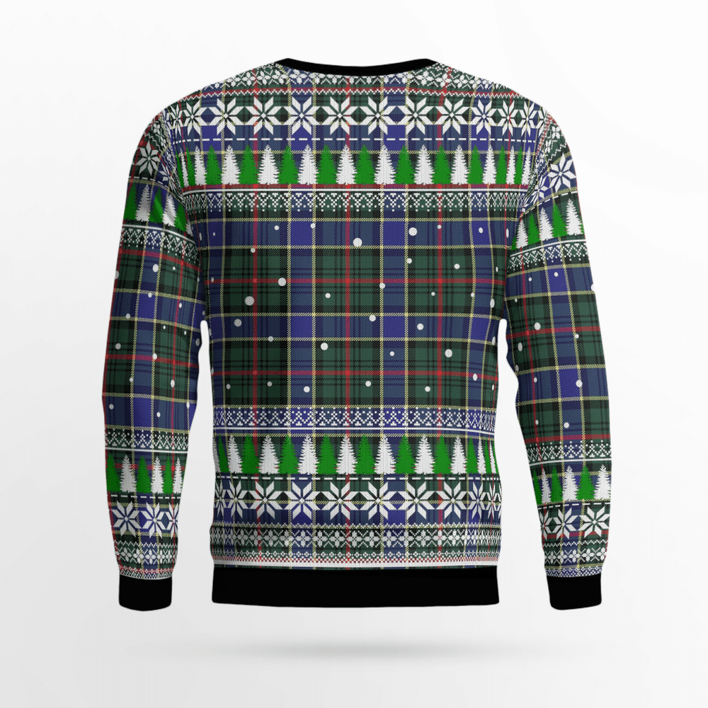 Clan Ogilvie Hunting Modern Tartan Christmas Ugly Sweater SI44 Ogilvie Hunting Modern Tartan Tartan Ugly Sweater   
