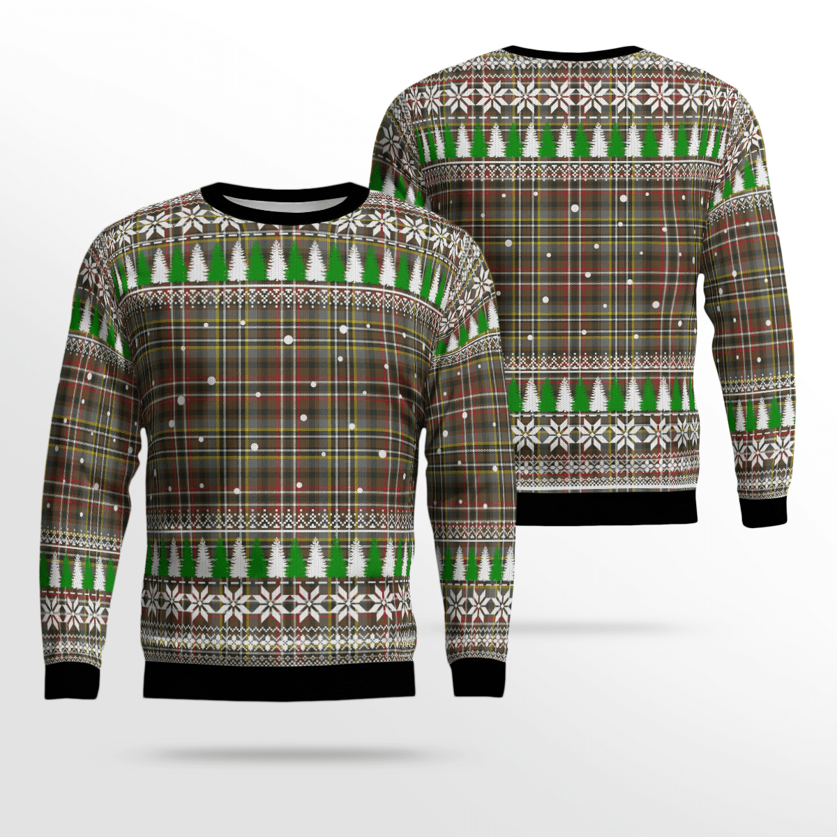 Clan Scott Green Weathered Tartan Christmas Ugly Sweater PL84 Scott Green Weathered Tartan Tartan Ugly Sweater   