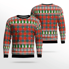 Clan Sinclair Ancient Tartan Christmas Ugly Sweater CM55 Sinclair Ancient Tartan Tartan Ugly Sweater   