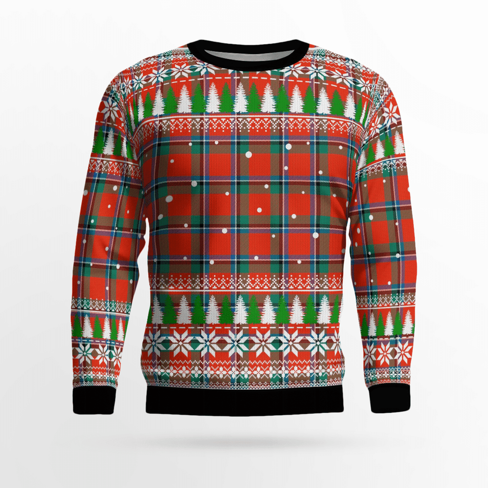 Clan Sinclair Ancient Tartan Christmas Ugly Sweater CM55 Sinclair Ancient Tartan Tartan Ugly Sweater   