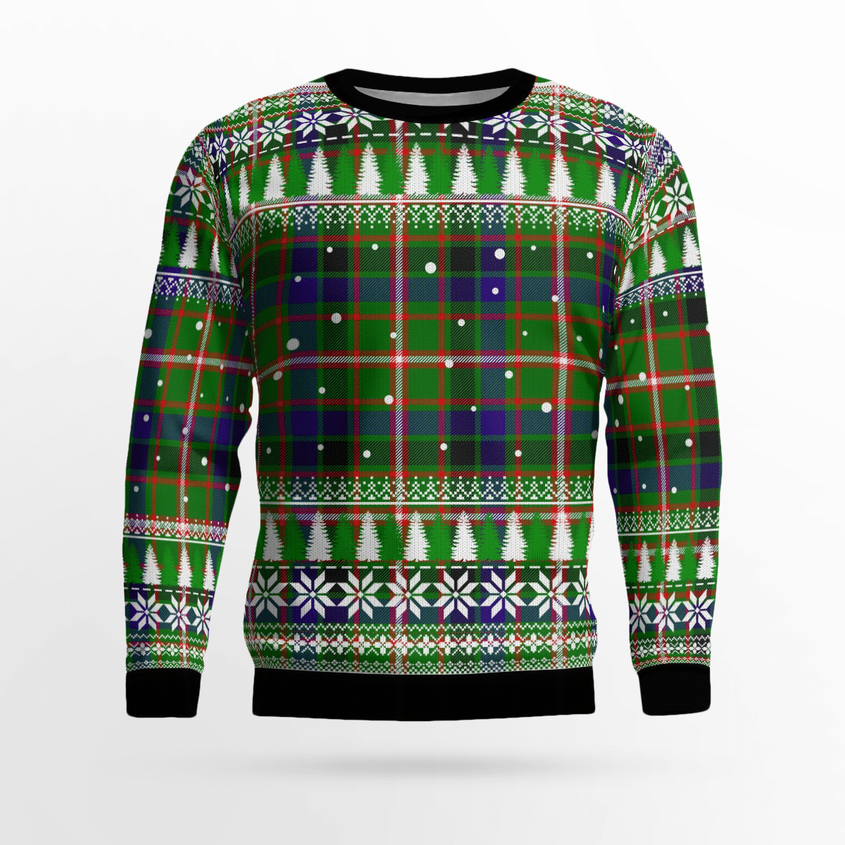Clan Reid Green Tartan Christmas Ugly Sweater SV30 Reid Green Tartan Tartan Ugly Sweater   