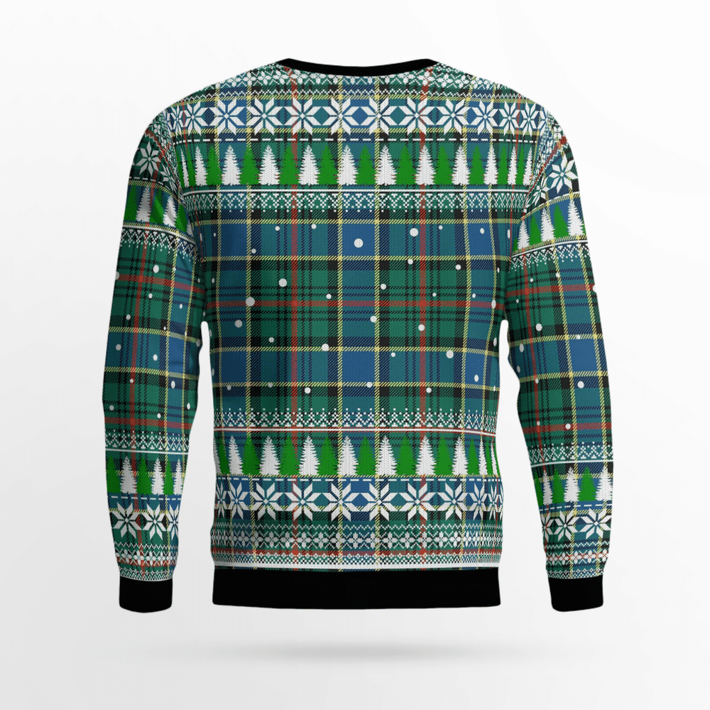 Clan Ogilvie Hunting Ancient Tartan Christmas Ugly Sweater YL73 Ogilvie Hunting Ancient Tartan Tartan Ugly Sweater   
