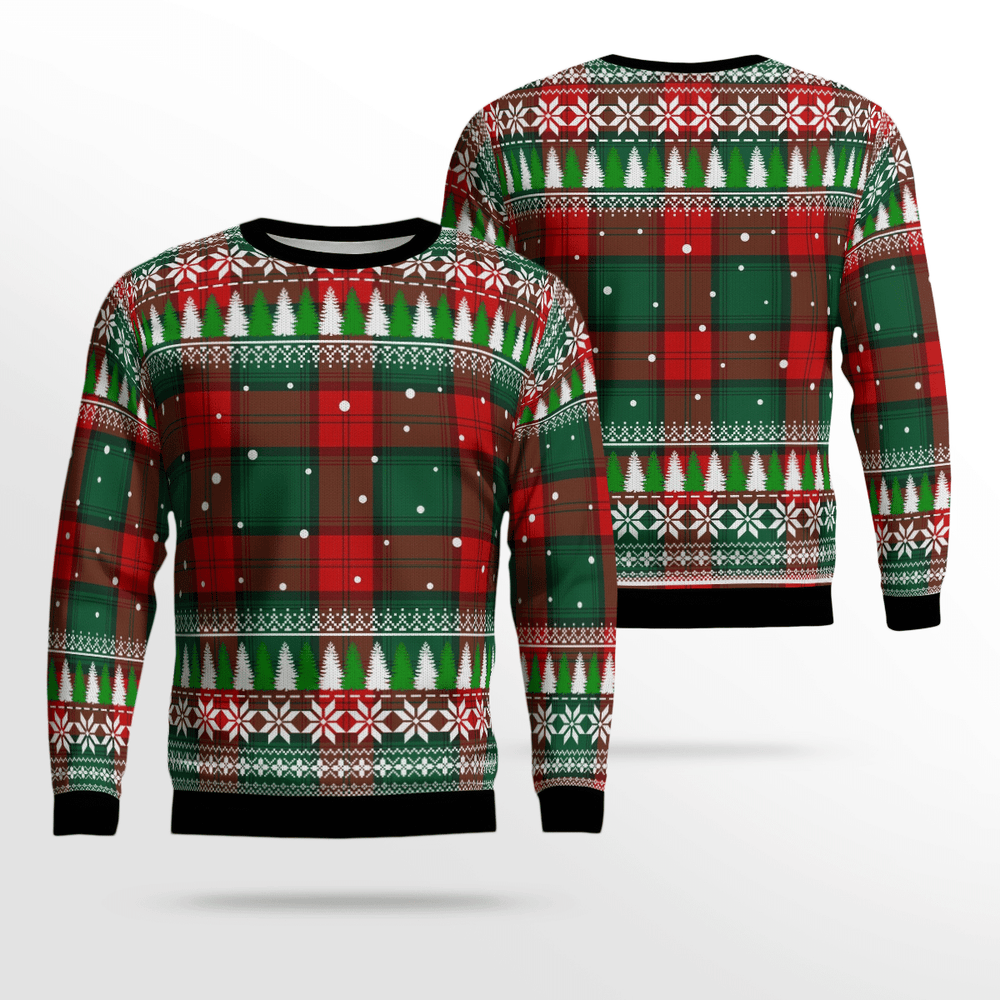 Clan Stewart Atholl Modern Tartan Christmas Ugly Sweater SU44 Stewart Atholl Modern Tartan Tartan Ugly Sweater   