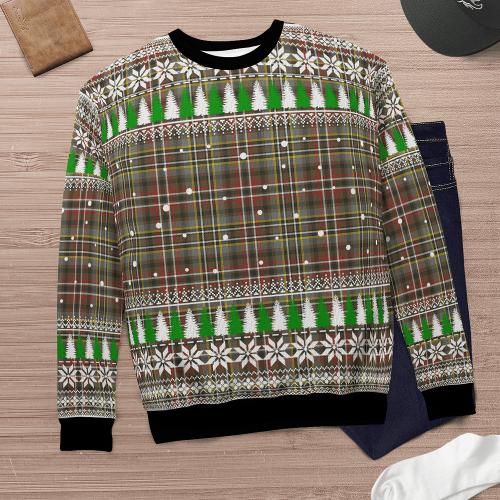 Clan Scott Green Weathered Tartan Christmas Ugly Sweater PL84 Scott Green Weathered Tartan Tartan Ugly Sweater   
