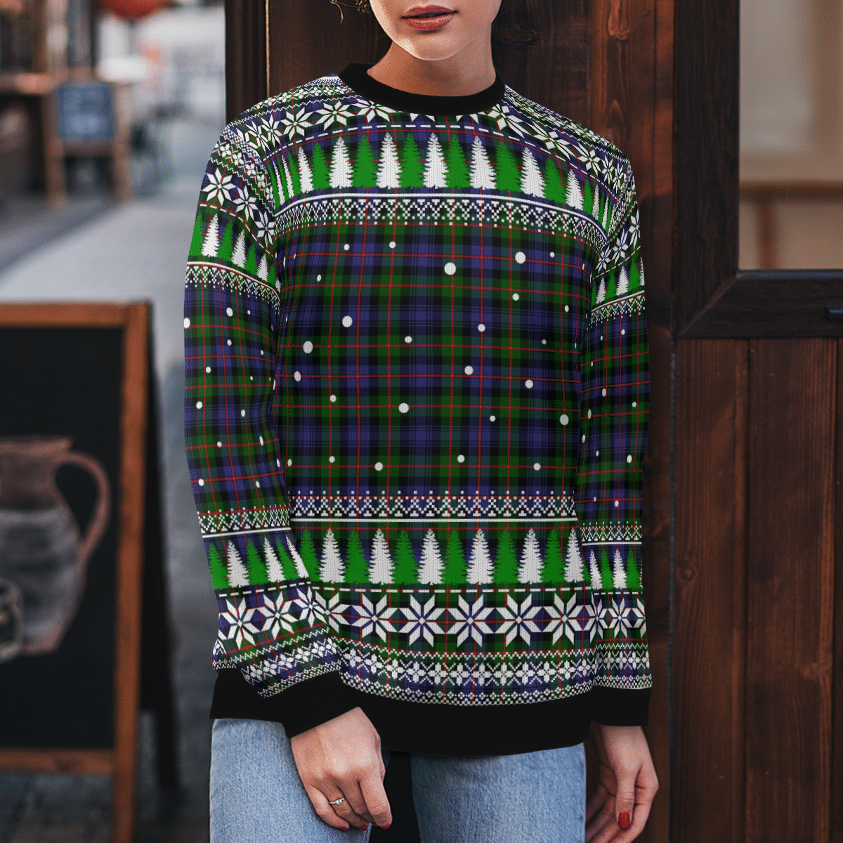 Clan Spalding Murray of Atholl Modern Tartan Christmas Ugly Sweater XB24 Spalding Murray of Atholl Modern Tartan Tartan Ugly Sweater   