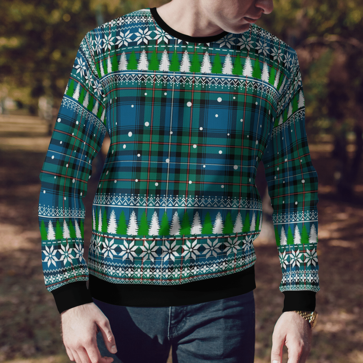 Clan Robertson Hunting Ancient Tartan Christmas Ugly Sweater ST74 Robertson Hunting Ancient Tartan Tartan Ugly Sweater   