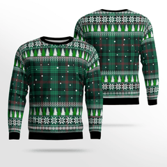 Clan Ross Hunting Modern Tartan Christmas Ugly Sweater CV74 Ross Hunting Modern Tartan Tartan Ugly Sweater   