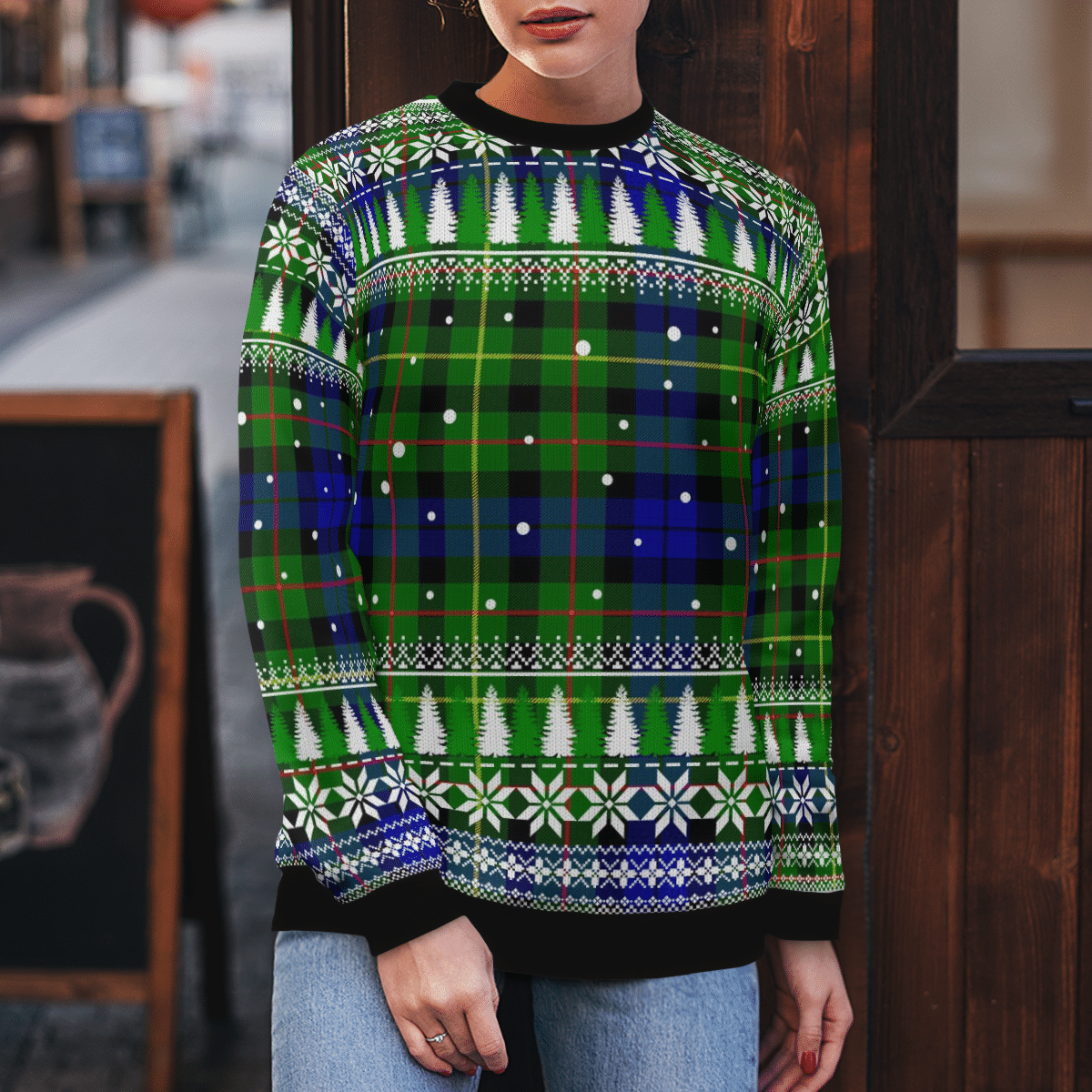 Clan Rollo Tartan Christmas Ugly Sweater FB89 Rollo Tartan Tartan Ugly Sweater   