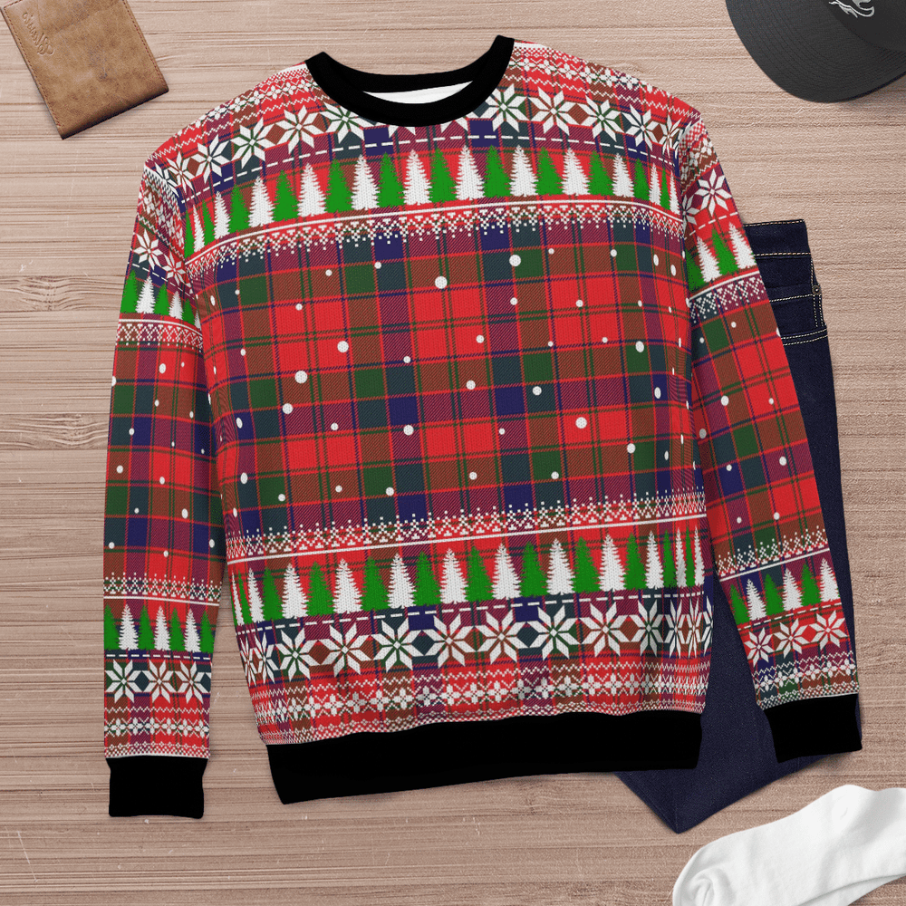 Clan Robertson Modern Tartan Christmas Ugly Sweater EF27 Robertson Modern Tartan Tartan Ugly Sweater   