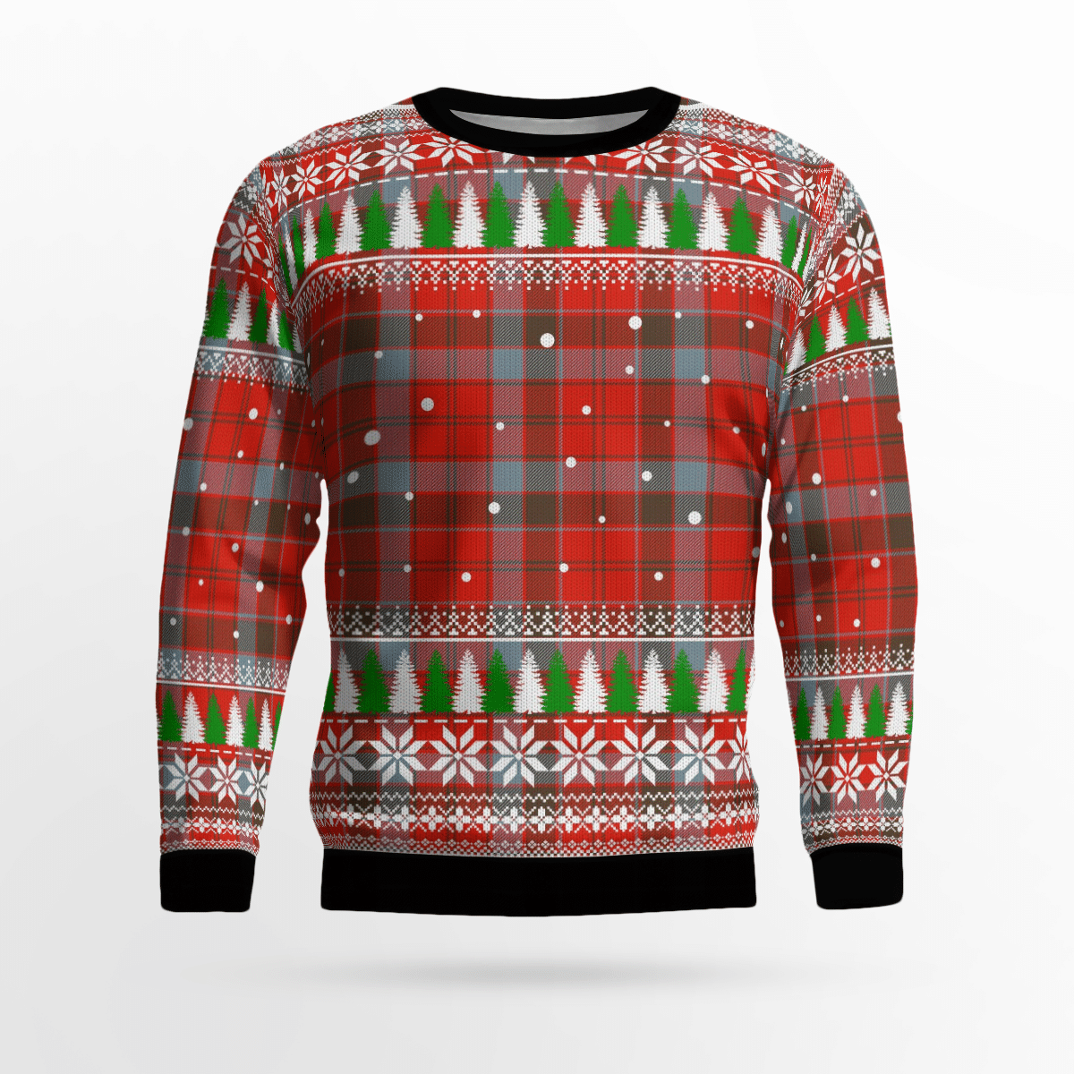 Clan Robertson Weathered Tartan Christmas Ugly Sweater JE18 Robertson Weathered Tartan Tartan Ugly Sweater   