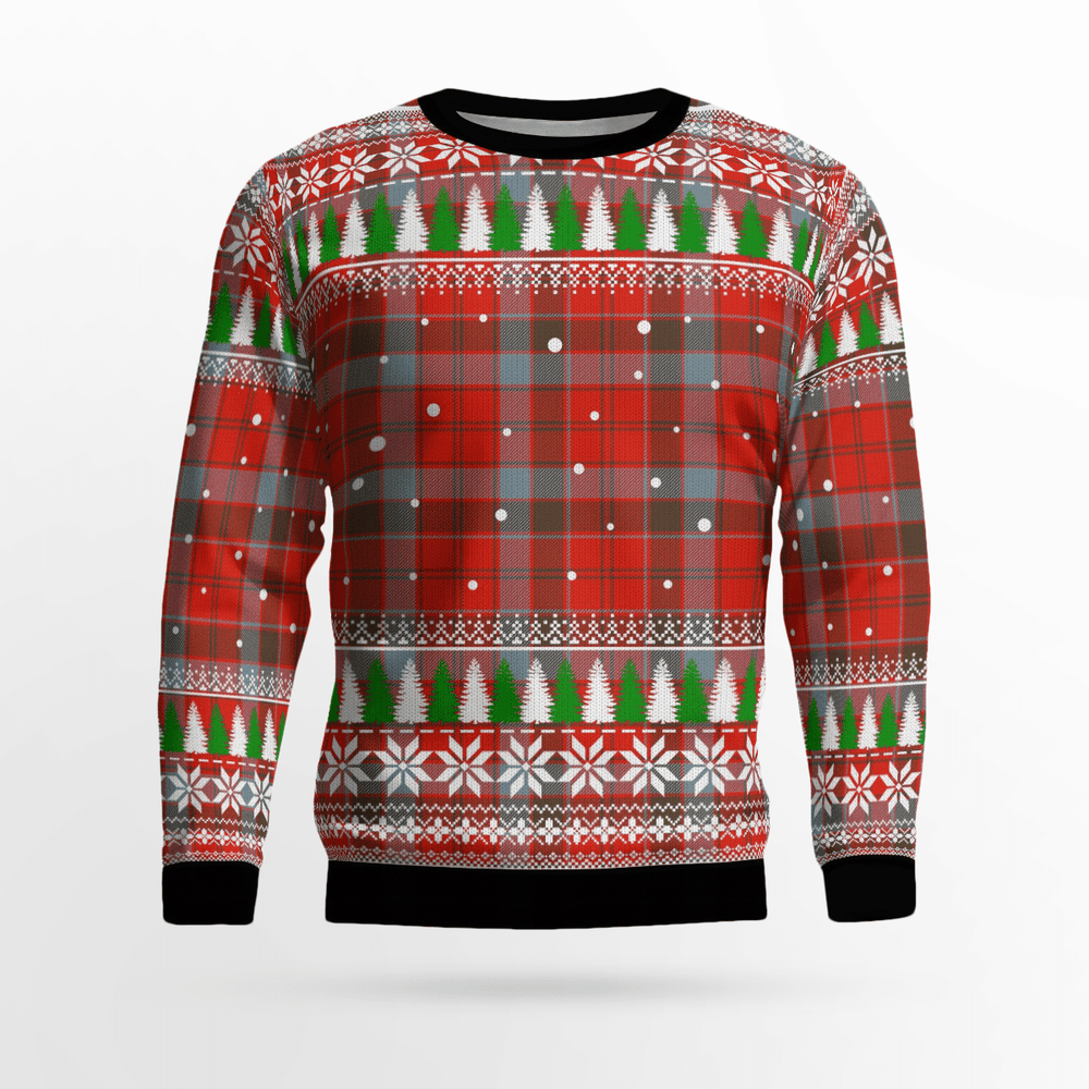 Clan Robertson Weathered Tartan Christmas Ugly Sweater JE18 Robertson Weathered Tartan Tartan Ugly Sweater   