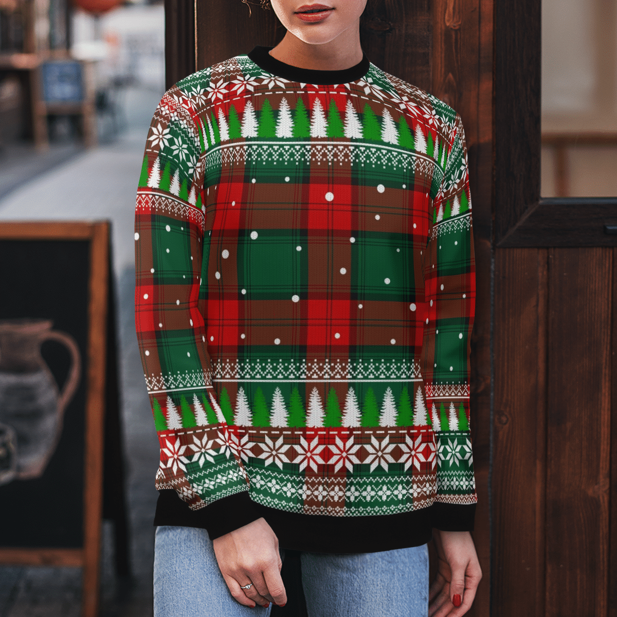 Clan Stewart Atholl Modern Tartan Christmas Ugly Sweater SU44 Stewart Atholl Modern Tartan Tartan Ugly Sweater   