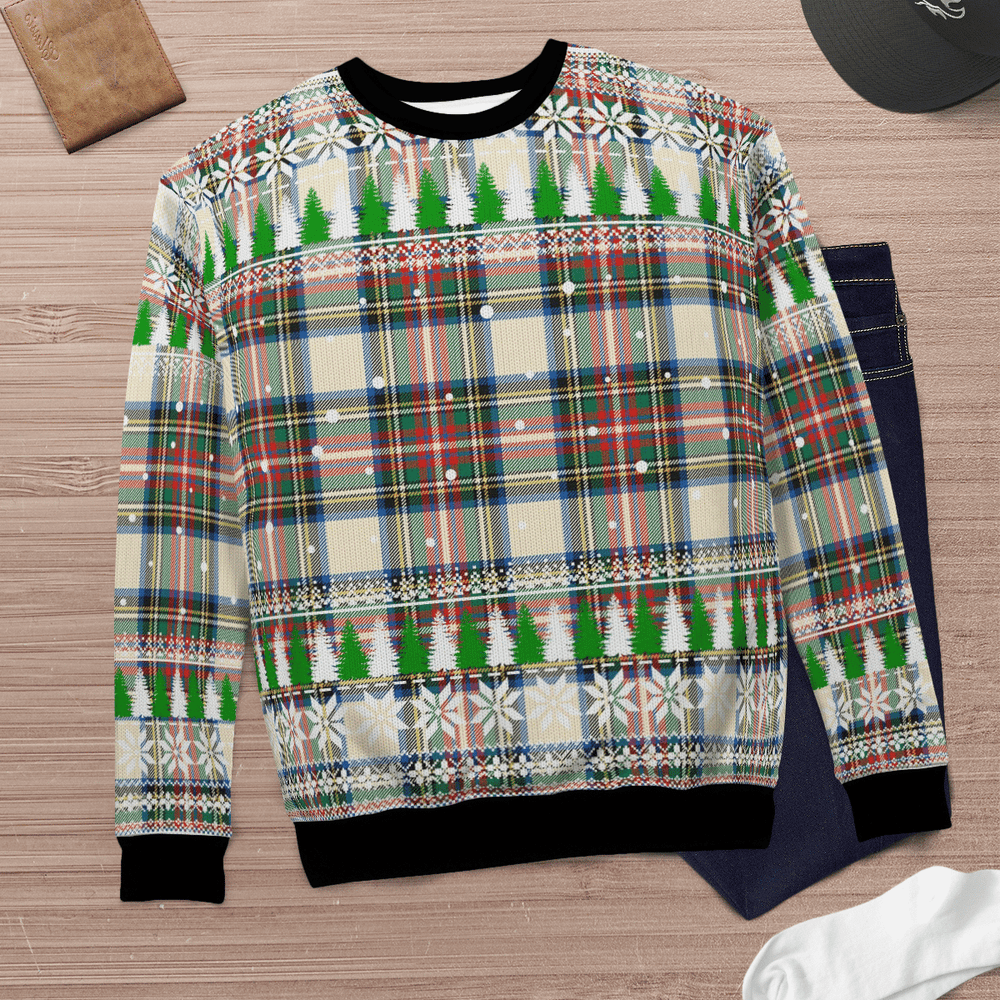 Clan Stewart Dress Ancient Tartan Christmas Ugly Sweater JD90 Stewart Dress Ancient Tartan Tartan Ugly Sweater   