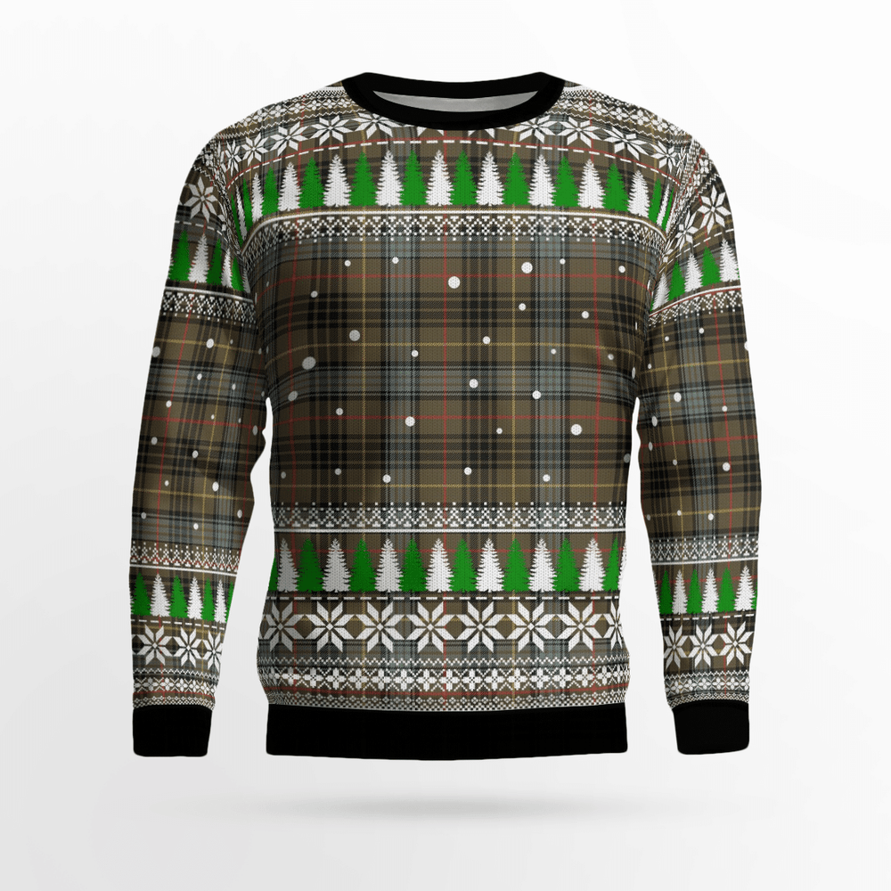 Clan Stewart Hunting Weathered Tartan Christmas Ugly Sweater QV98 Stewart Hunting Weathered Tartan Tartan Ugly Sweater   