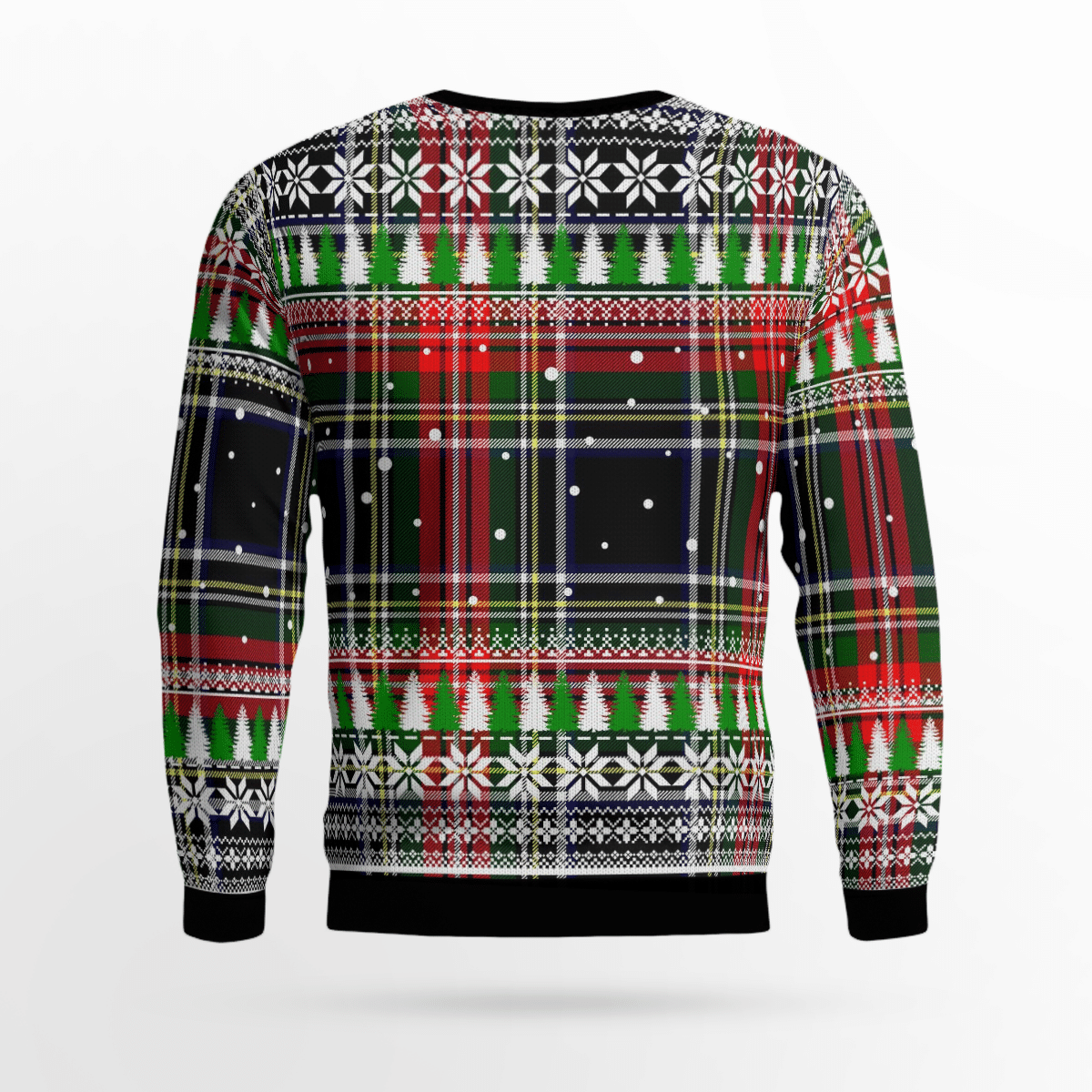 Clan Stewart Black Tartan Christmas Ugly Sweater ED30 Stewart Black Tartan Tartan Ugly Sweater   