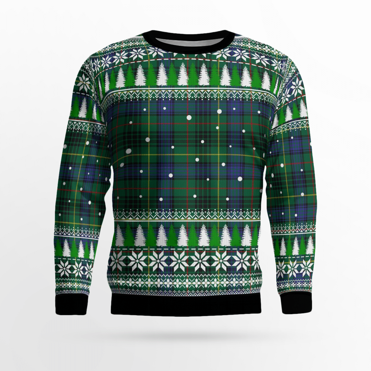 Clan Stewart Hunting Modern Tartan Christmas Ugly Sweater PK18 Stewart Hunting Modern Tartan Tartan Ugly Sweater   