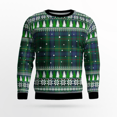 Clan Stewart Hunting Modern Tartan Christmas Ugly Sweater PK18 Stewart Hunting Modern Tartan Tartan Ugly Sweater   