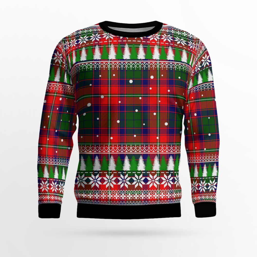 Clan Roxburgh District Tartan Christmas Ugly Sweater OJ65 Roxburgh District Tartan Tartan Ugly Sweater   