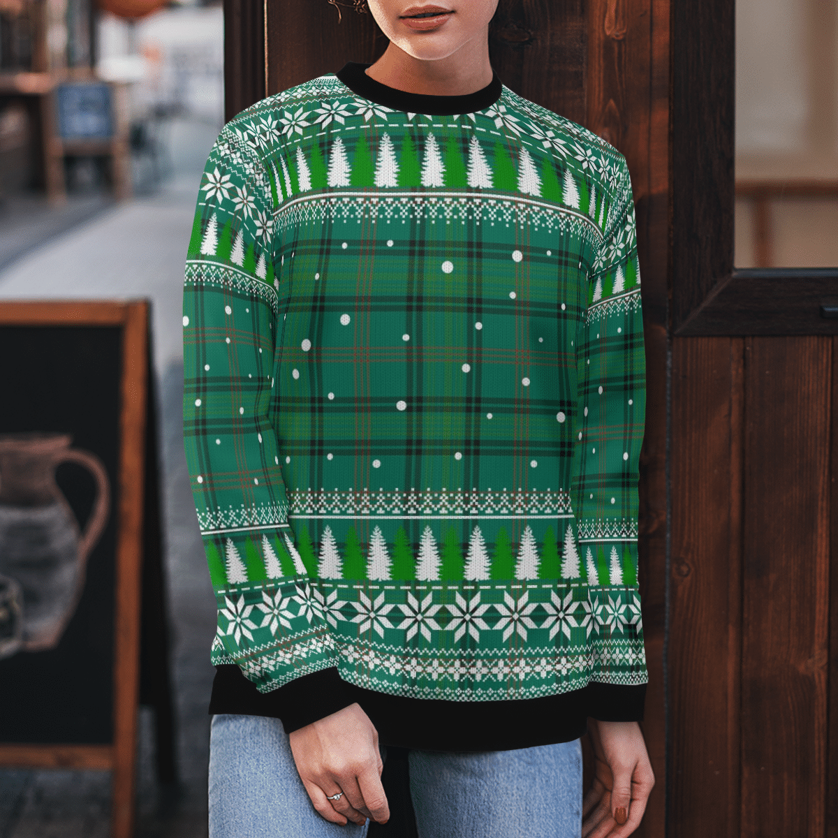 Clan Ross Hunting Ancient Tartan Christmas Ugly Sweater ZQ43 Ross Hunting Ancient Tartan Tartan Ugly Sweater   