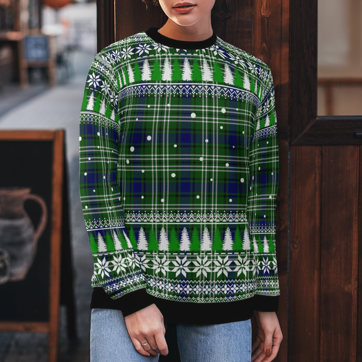 Clan Tweedside District Tartan Christmas Ugly Sweater YN94 Tweedside District Tartan Tartan Ugly Sweater   