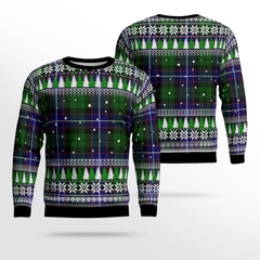 Clan Russell Modern Tartan Christmas Ugly Sweater PU54 Russell Modern Tartan Tartan Ugly Sweater   