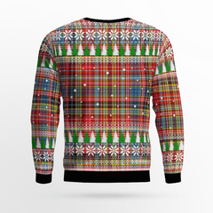 Clan Ogilvie of Airlie Ancient Tartan Christmas Ugly Sweater IP48 Ogilvie of Airlie Ancient Tartan Tartan Ugly Sweater   