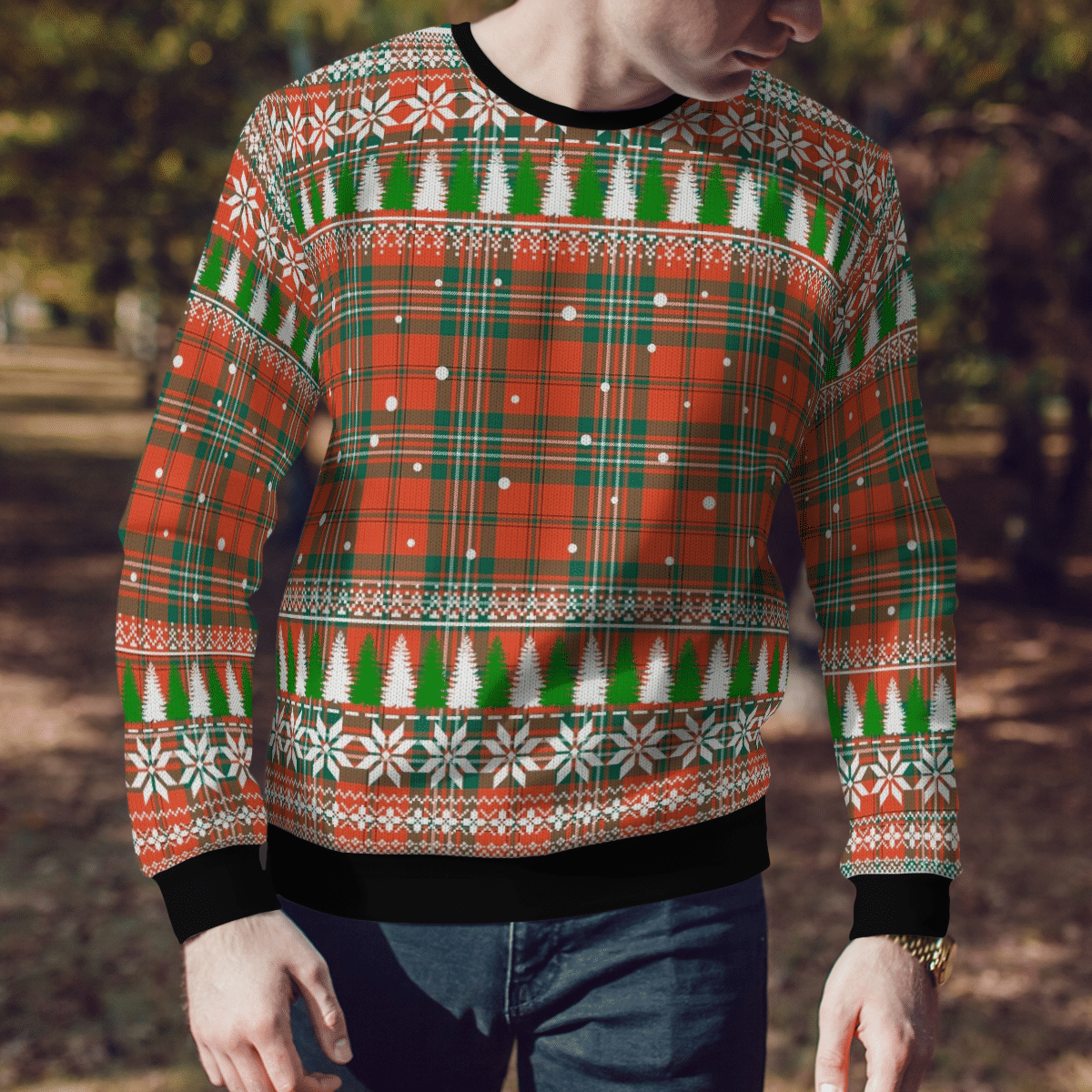 Clan Scott Ancient Tartan Christmas Ugly Sweater OD75 Scott Ancient Tartan Tartan Ugly Sweater   