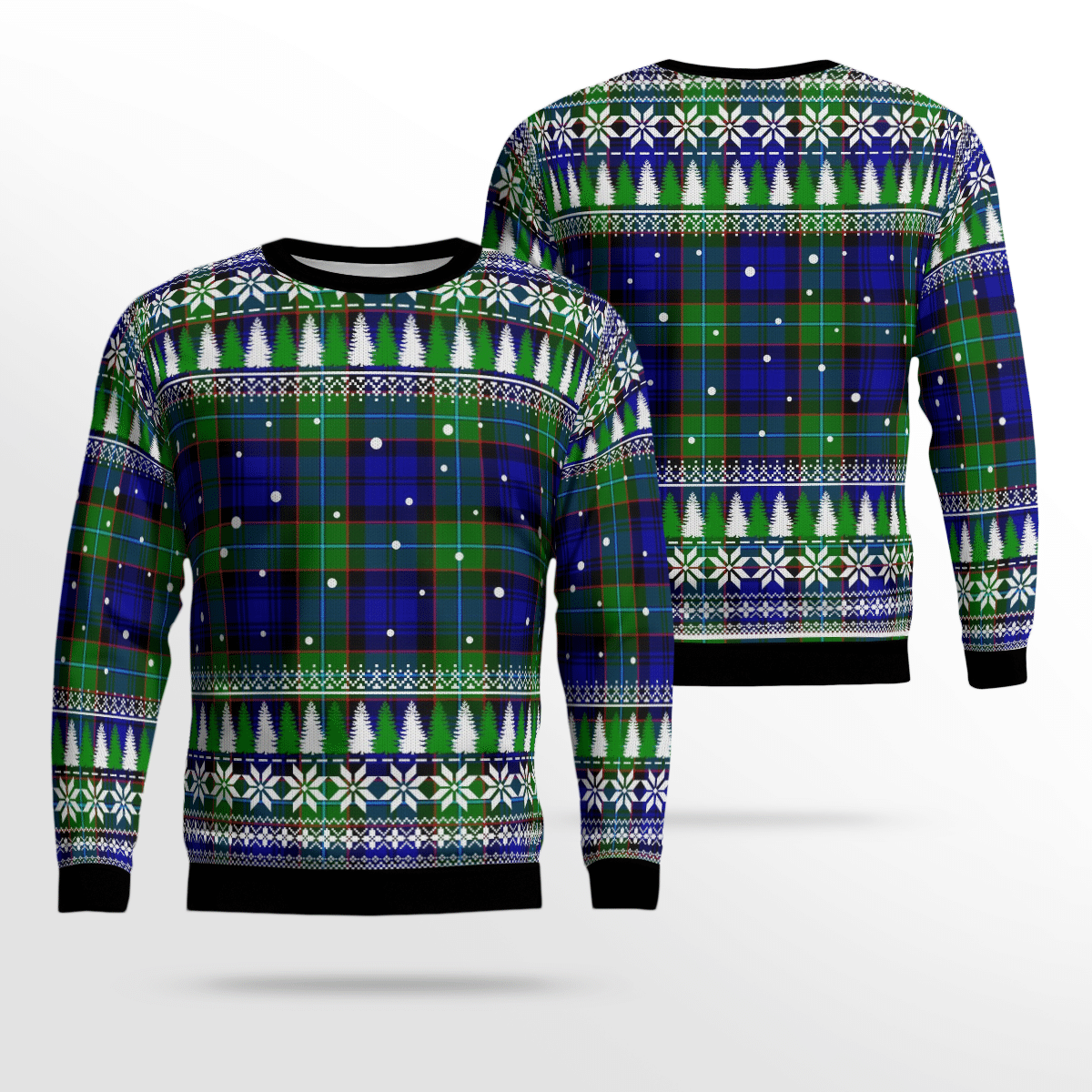 Clan Sempill Modern Tartan Christmas Ugly Sweater GS31 Sempill Modern Tartan Tartan Ugly Sweater   