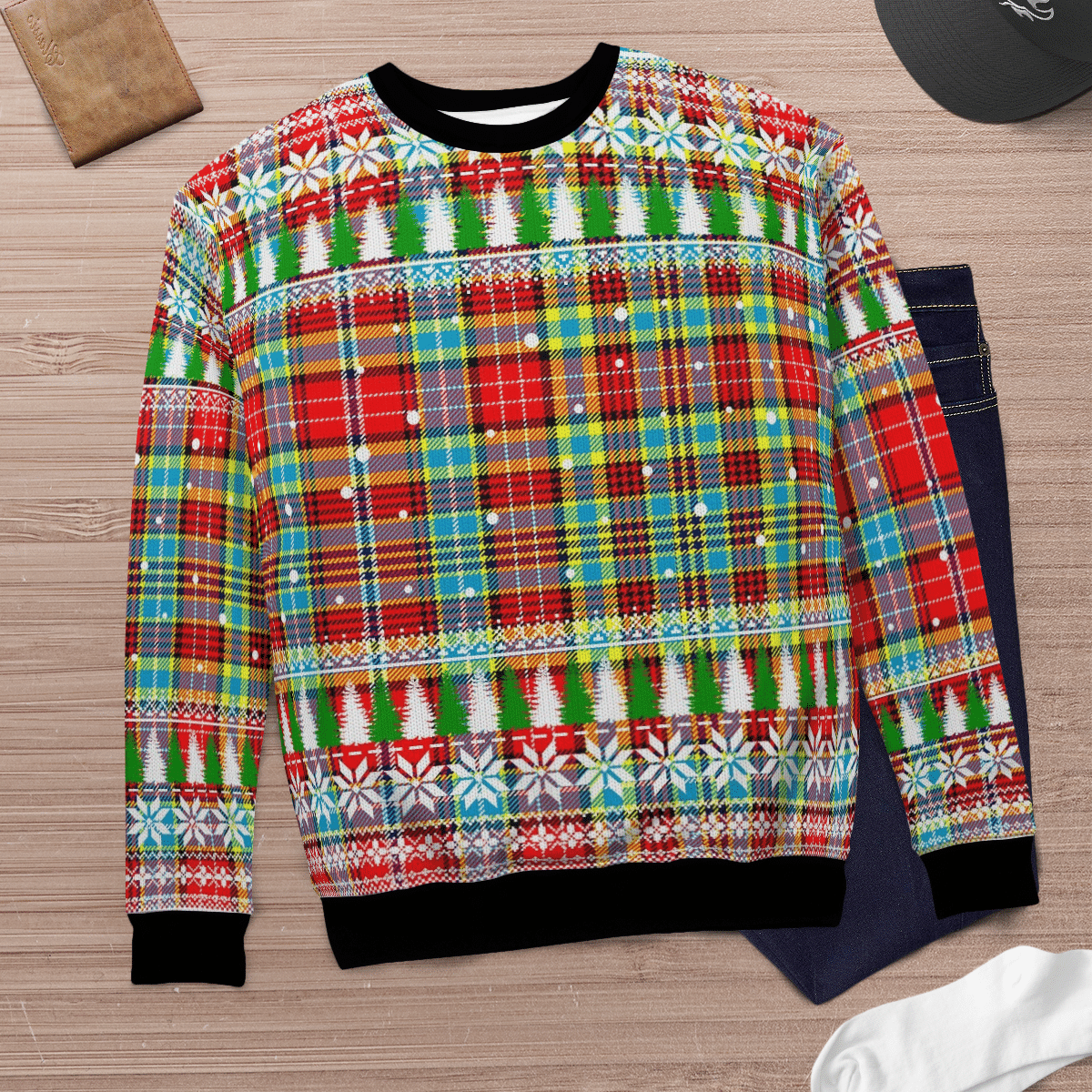 Clan Ogilvie Tartan Christmas Ugly Sweater ZS53 Ogilvie Tartan Tartan Ugly Sweater   
