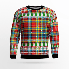 Clan Ogilvie Tartan Christmas Ugly Sweater ZS53 Ogilvie Tartan Tartan Ugly Sweater   