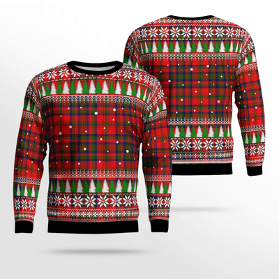 Clan Matheson Modern Tartan Christmas Ugly Sweater AH75