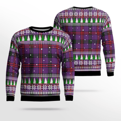 Clan Montgomery Modern Tartan Christmas Ugly Sweater VW64 Montgomery Modern Tartan Tartan Ugly Sweater   