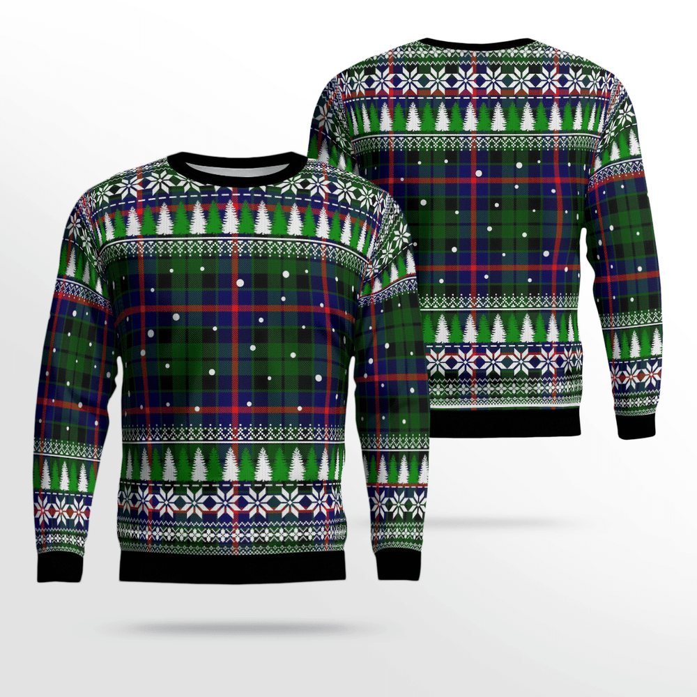 Clan Morrison Modern Tartan Christmas Ugly Sweater HK28 Morrison Modern Tartan Tartan Ugly Sweater   