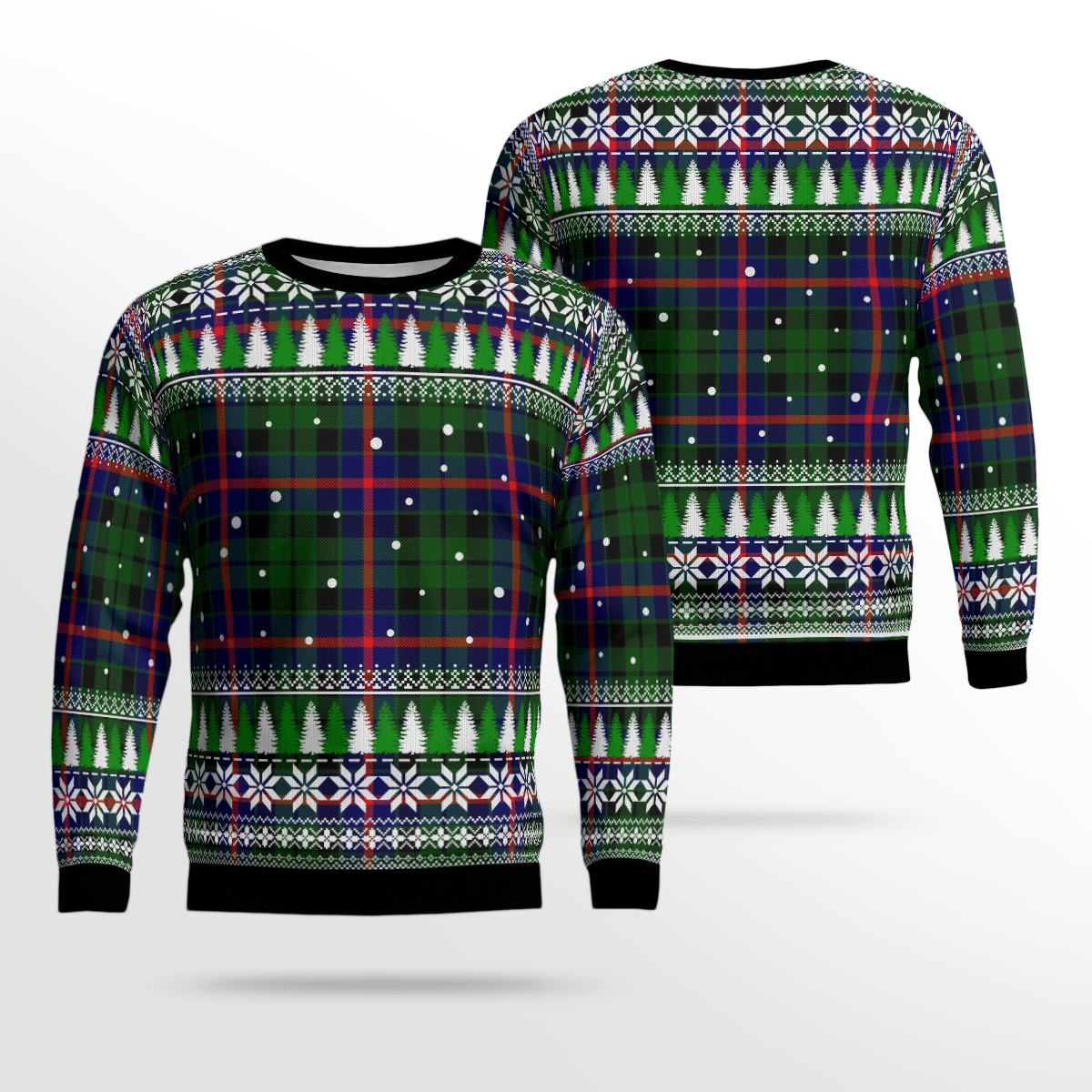 Clan Morrison Modern Tartan Christmas Ugly Sweater HK28 Morrison Modern Tartan Tartan Ugly Sweater   