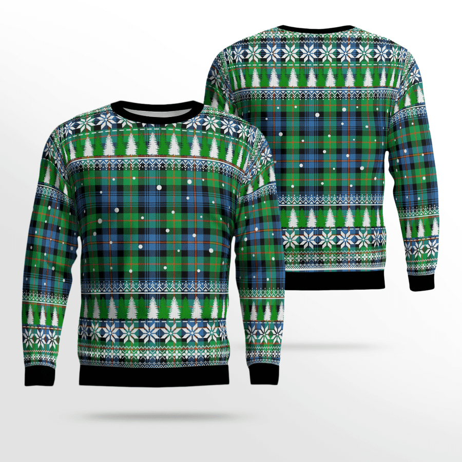 Clan Murray of Atholl Ancient Tartan Christmas Ugly Sweater ZK46 Murray of Atholl Ancient Tartan Tartan Ugly Sweater   