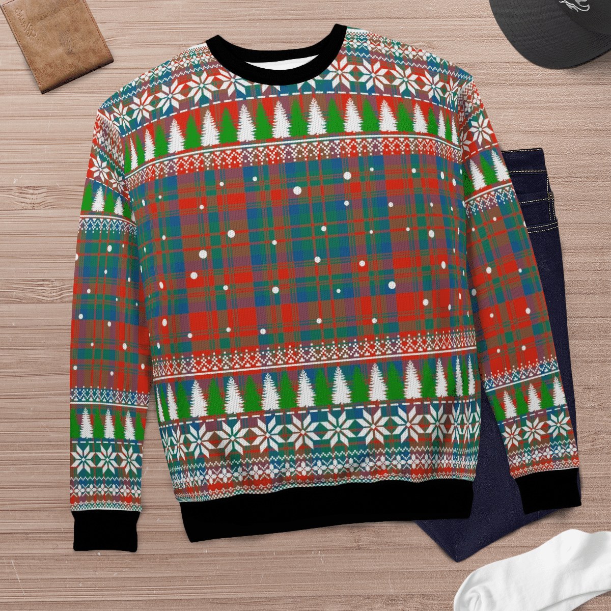 Clan Matheson Ancient Tartan Christmas Ugly Sweater UW87 Matheson Ancient Tartan Tartan Ugly Sweater   