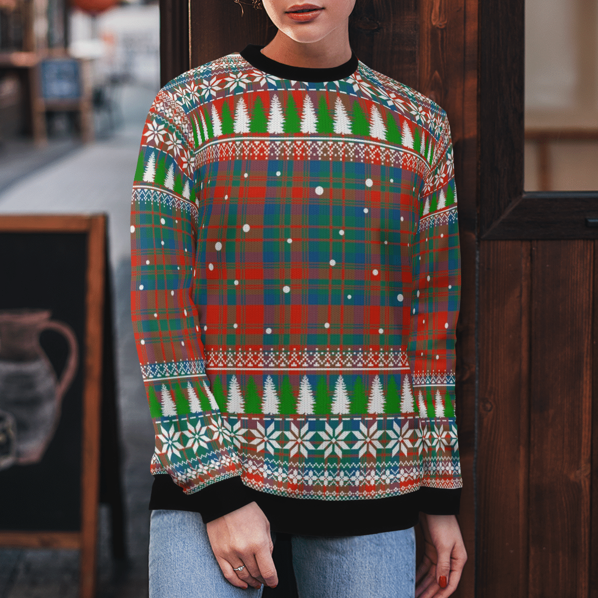 Clan Matheson Ancient Tartan Christmas Ugly Sweater UW87 Matheson Ancient Tartan Tartan Ugly Sweater   