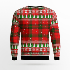 Clan Maxwell Modern Tartan Christmas Ugly Sweater GK95 Maxwell Modern Tartan Tartan Ugly Sweater   