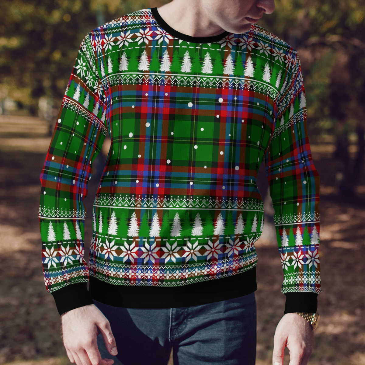 Clan McGeachie Tartan Christmas Ugly Sweater TR32 McGeachie Tartan Tartan Ugly Sweater   