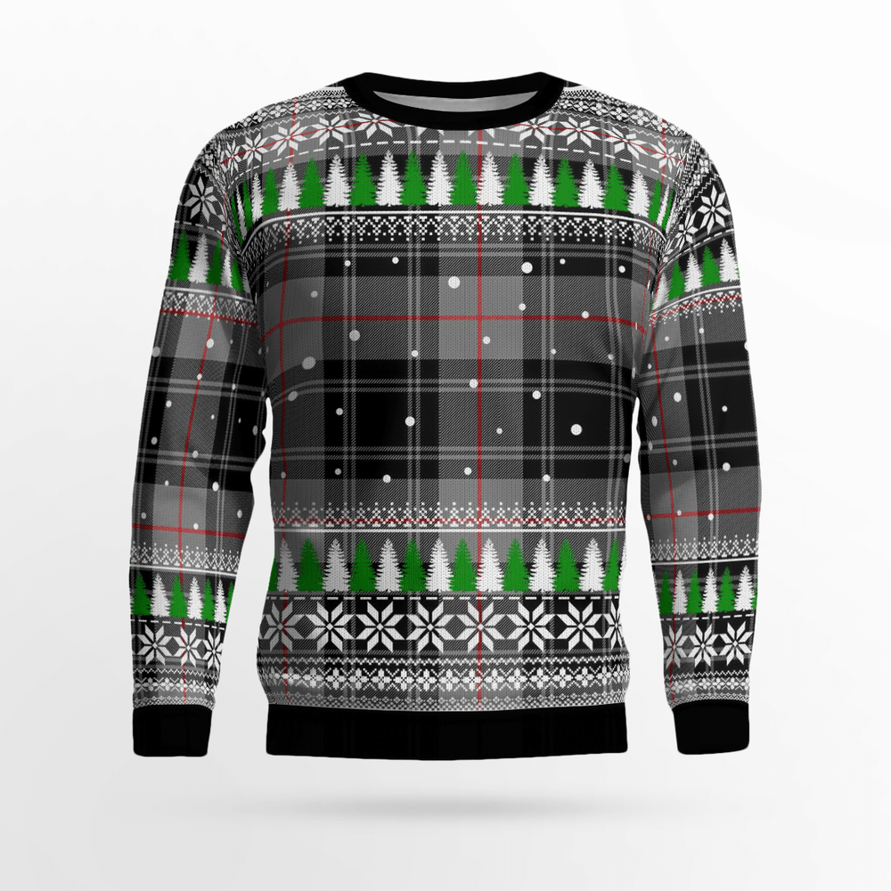 Clan Moffat Modern Tartan Christmas Ugly Sweater RD34 Moffat Modern Tartan Tartan Ugly Sweater   