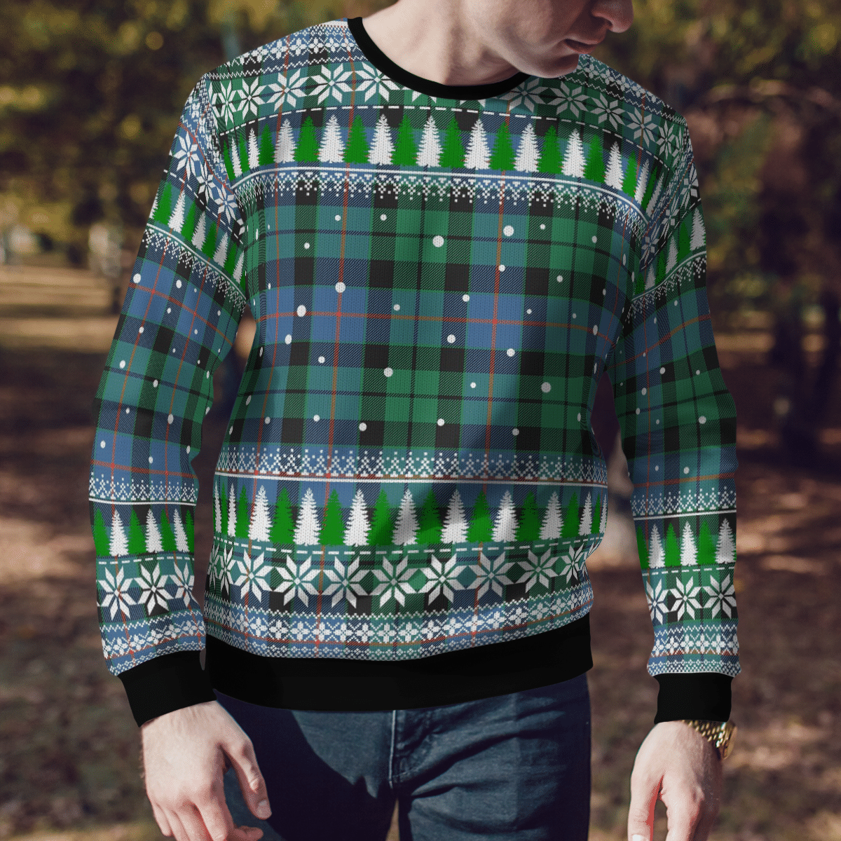 Clan Morrison Ancient Tartan Christmas Ugly Sweater FY10 Morrison Ancient Tartan Tartan Ugly Sweater   