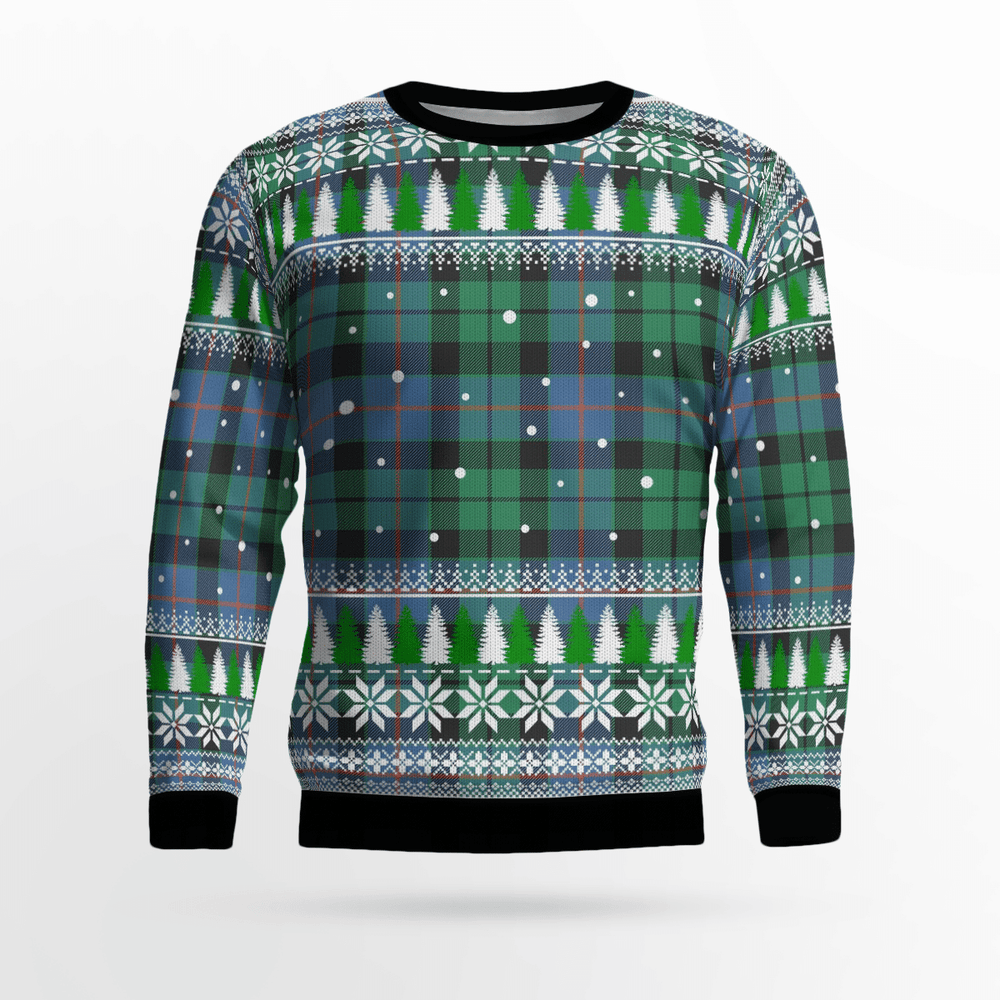 Clan Morrison Ancient Tartan Christmas Ugly Sweater FY10 Morrison Ancient Tartan Tartan Ugly Sweater   