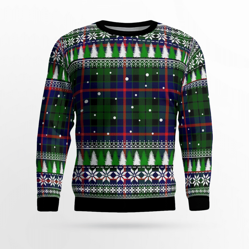 Clan Morrison Modern Tartan Christmas Ugly Sweater HK28 Morrison Modern Tartan Tartan Ugly Sweater   