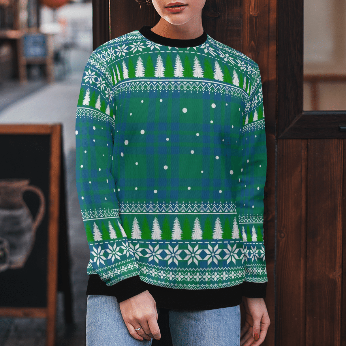Clan Montgomery Ancient Tartan Christmas Ugly Sweater VF76 Montgomery Ancient Tartan Tartan Ugly Sweater   