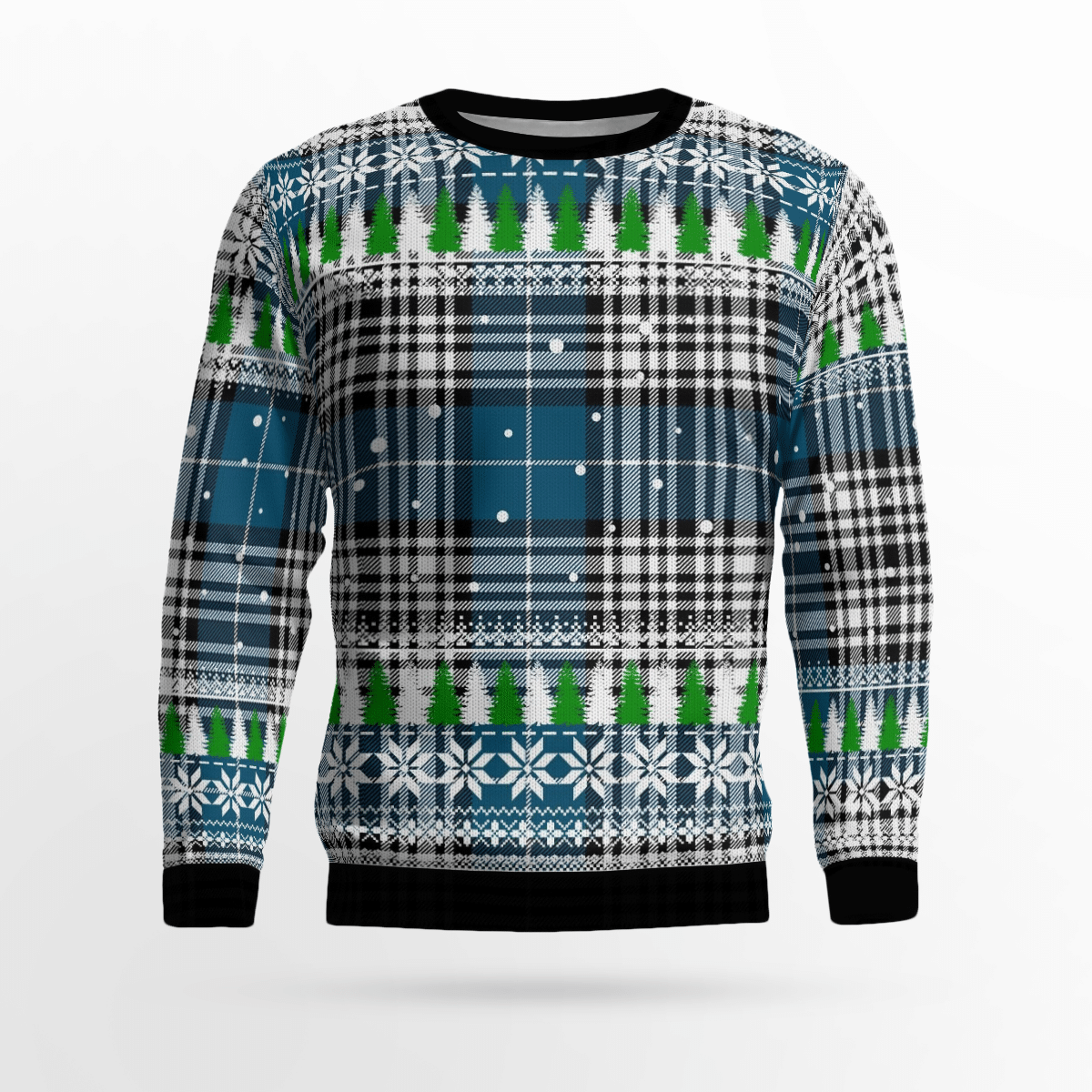 Clan Napier Modern Tartan Christmas Ugly Sweater ZC17 Napier Modern Tartan Tartan Ugly Sweater   