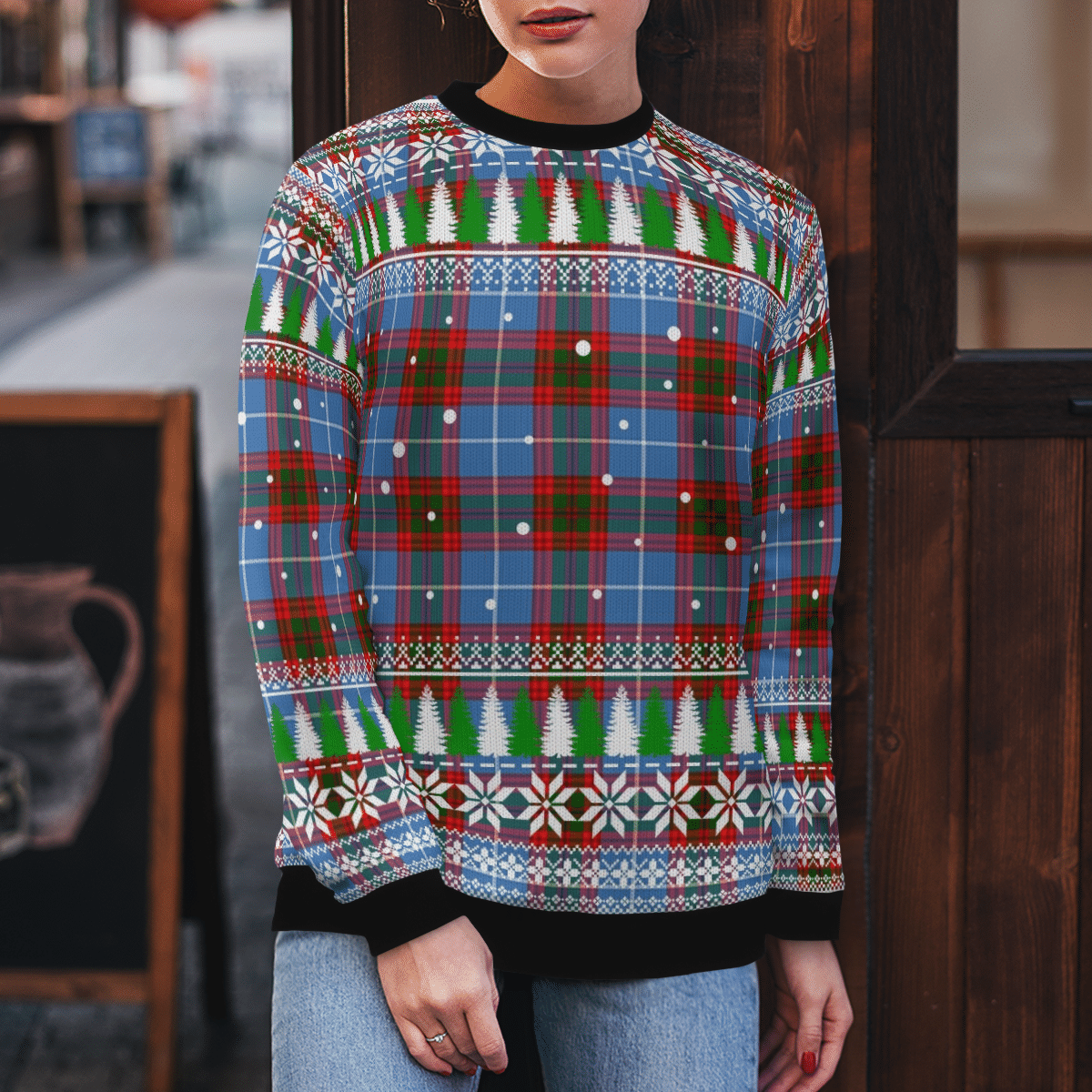 Clan Newton (Edingburg) Tartan Christmas Ugly Sweater JU83 Newton (Edingburg) Tartan Tartan Ugly Sweater   