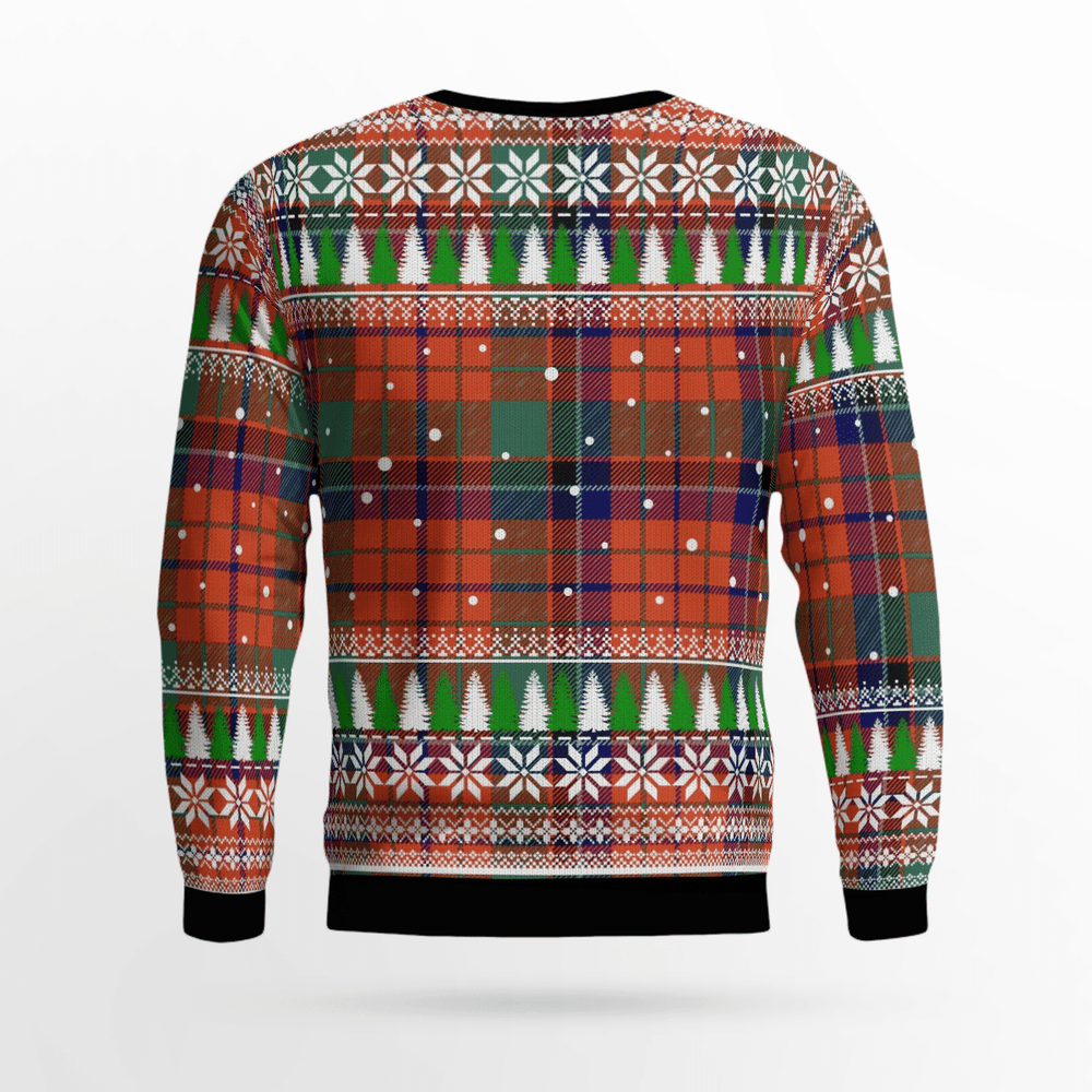 Clan Nicolson Ancient Tartan Christmas Ugly Sweater SY94 Nicolson Ancient Tartan Tartan Ugly Sweater   