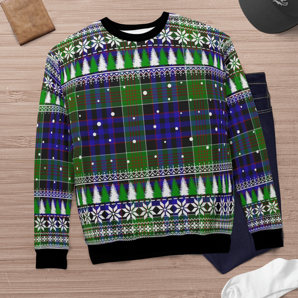 Clan Newman Tartan Christmas Ugly Sweater RN92 Newman Tartan Tartan Ugly Sweater   