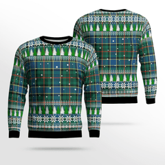 Clan Ogilvie Hunting Ancient Tartan Christmas Ugly Sweater CC75 Ogilvie Hunting Ancient Tartan Tartan Ugly Sweater   
