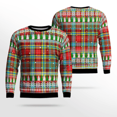 Clan Ogilvie Tartan Christmas Ugly Sweater FZ20 Ogilvie Tartan Tartan Ugly Sweater   